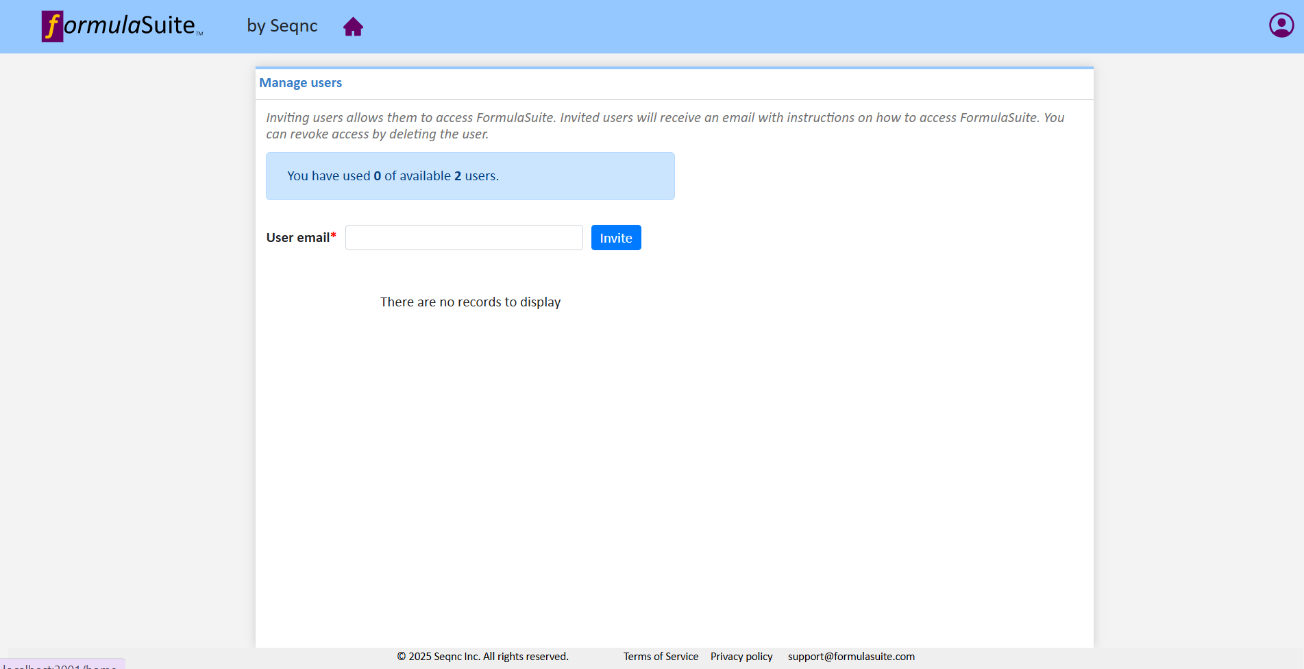 Manage users